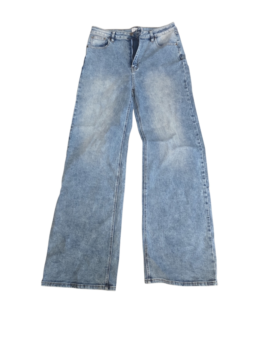 Fashion Nova Light Blue Wide Leg Flare Jeans